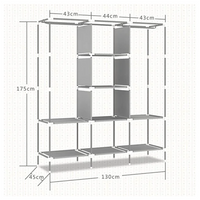 Thumbnail for 🧺Closet Organizador De Ropa Desarmable 8 Estantes  ModeL 88130🔝