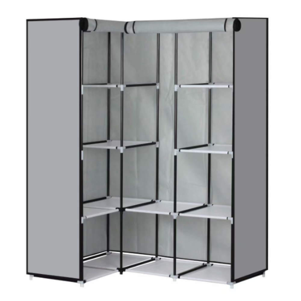 👚👗Closet Esquinero Organizador De Ropa 8 Estantes 88l88🧥👖👕