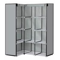 Thumbnail for 👚👗Closet Esquinero Organizador De Ropa 8 Estantes 88l88🧥👖👕