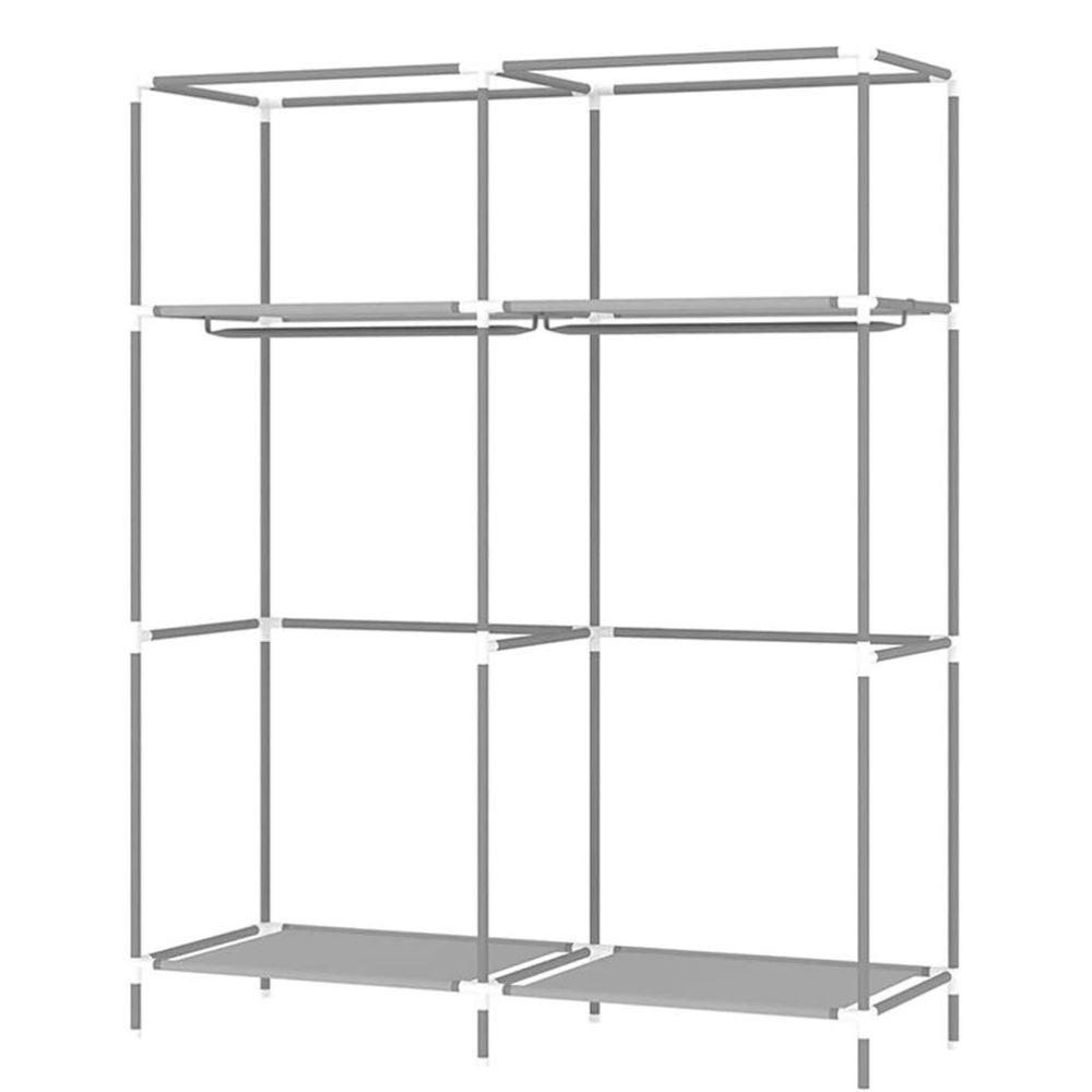 👚✨ Closet Organizador Desarmable 4 Estantes Con Cremallera Rh87🧥🧣👖