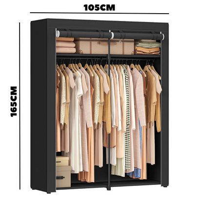 👚✨ Closet Organizador Desarmable 4 Estantes Con Cremallera Rh87🧥🧣👖