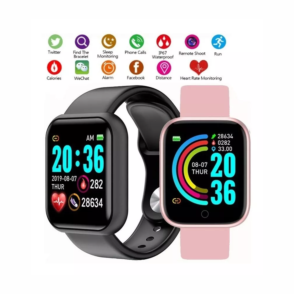 Combo Reloj Inteligente + Audífonos Inalámbricos Bluetooth Táctil