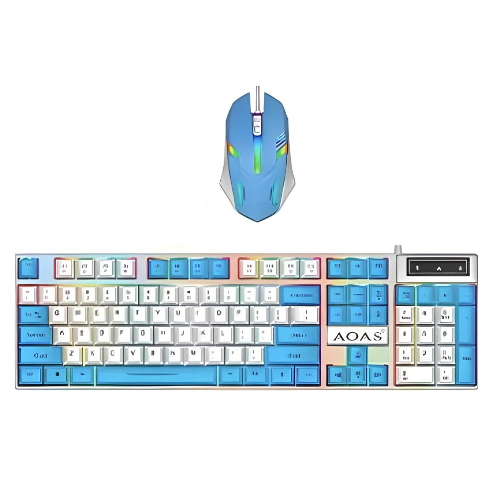 Combo Teclado Y Mouse Retroiluminado M450 Rgb Full Color