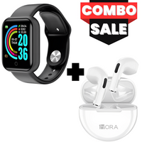 Thumbnail for Combo Reloj Smartwatch + Audífonos Bluetooth Alta Calidad