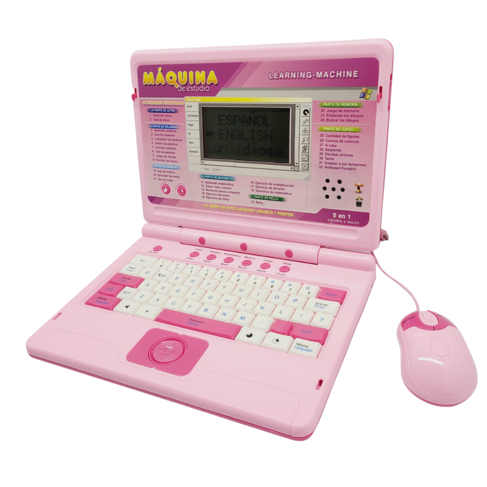 Computadora Didáctica Para Niños 66 Funciones 110v 12v R246