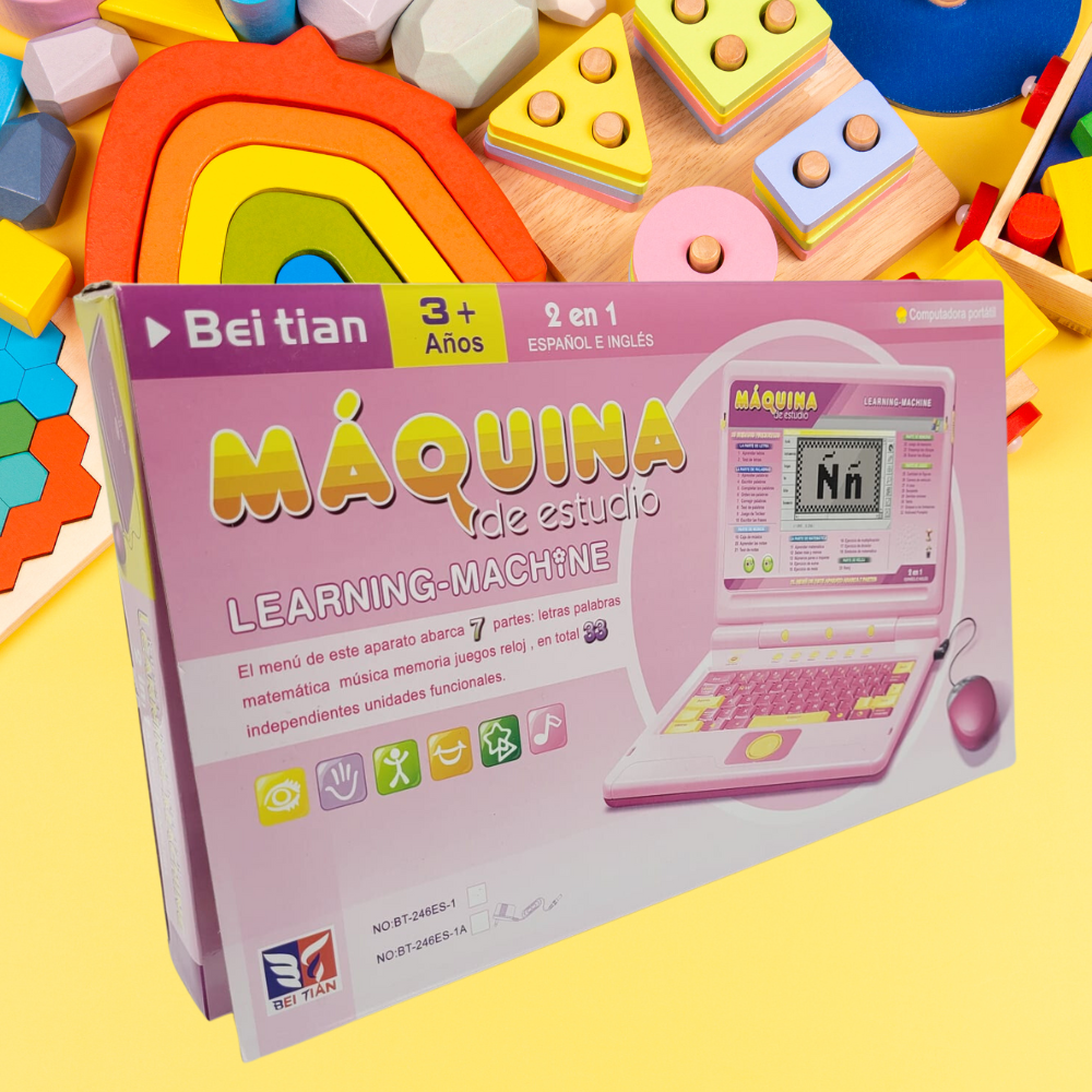 Computadora Didáctica Para Niños 66 Funciones 110v 12v R246