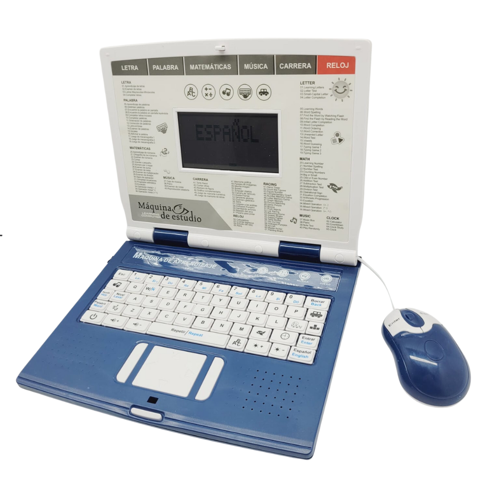 Laptop Didáctica Computadora Juguete Para Niños 130 Funciones