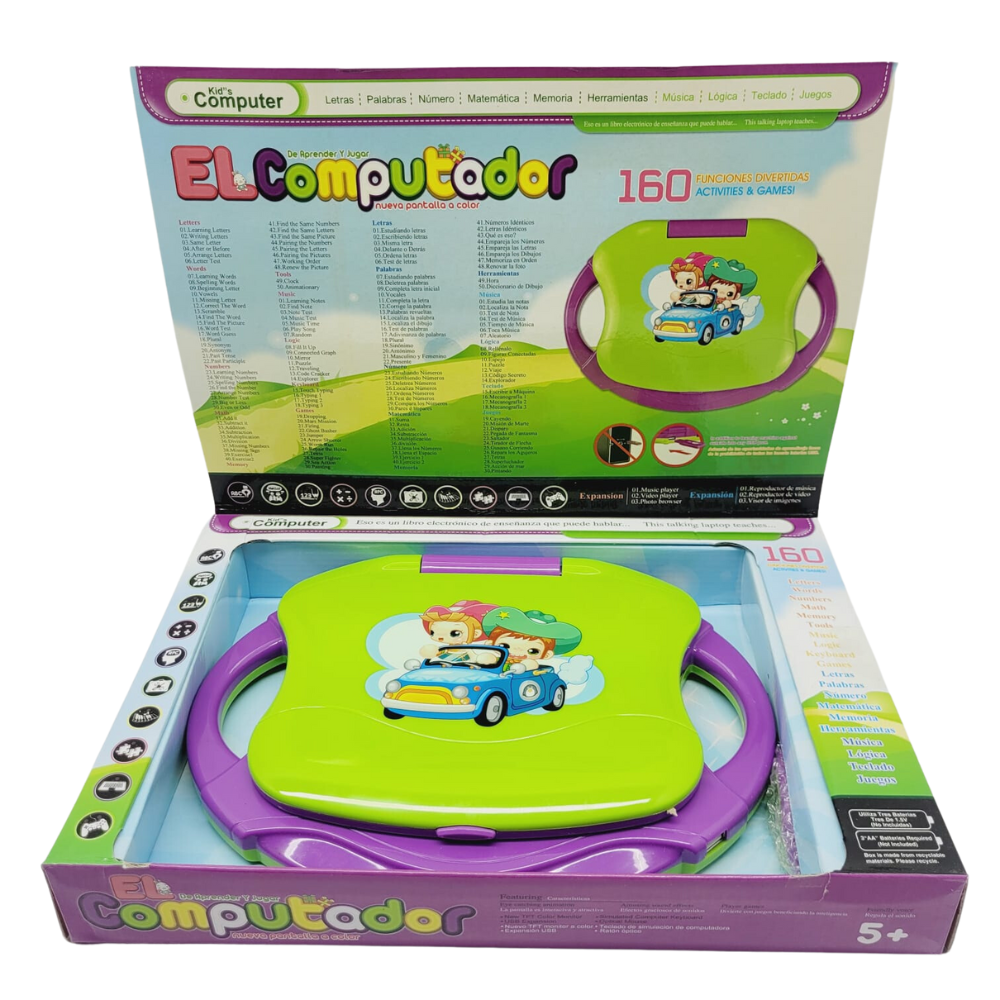 Computadora Didáctica Para Niños 160 Funciones 110v 12v