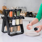 Condimentero Giratorio Especias Con 18 Frascos Rack Spice