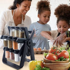 Condimentero Giratorio Especias Con 18 Frascos Rack Spice