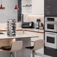 Thumbnail for Condimentero Giratorio En Acero 20 Frascos Para Especias