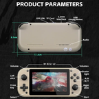 Consola Portátil MP5 PSP Doble Joystick M17 64Gb Pantalla LCD