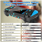 Consola Portátil Sup X7M 500 Juegos 1 + Control 2do Jugador Negro