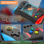 Consola Portátil Sup X7M 500 Juegos 1 + Control 2do Jugador Negro