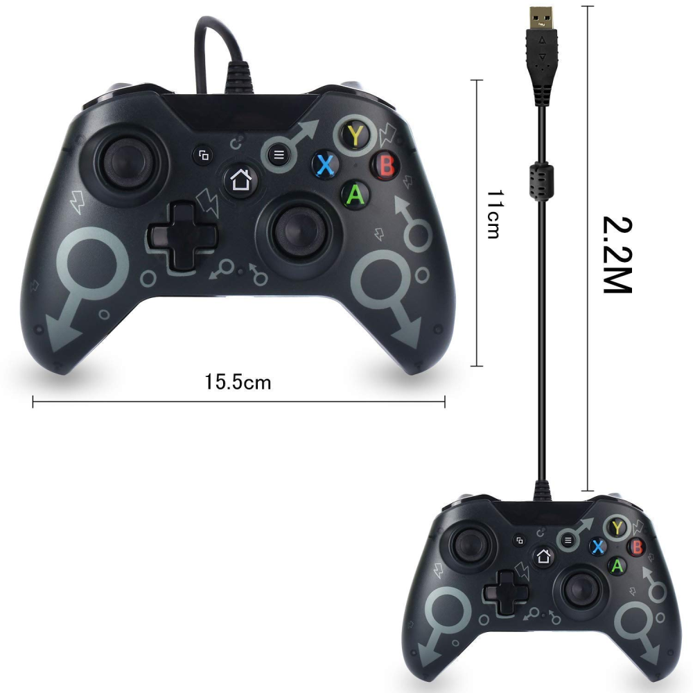 Control Alámbrico Para X Box One Y Pc Windows