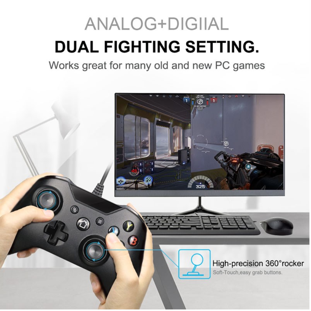 Control Alámbrico Para X Box One Y Pc Windows