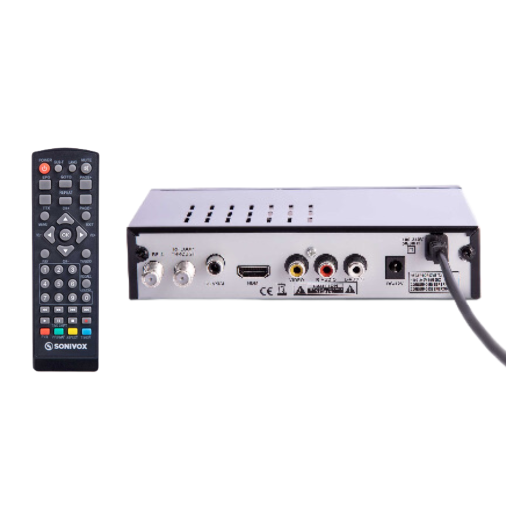Decodificador Tdt Sonivox Tv Digital Terrestre Hdmi Y Rca