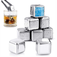 Thumbnail for Cubitos De Hielo En Acero Quirúrgico 304 X8pcs Con Pinza