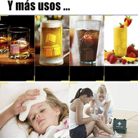 Thumbnail for Cubitos De Hielo En Acero Quirúrgico 304 X8pcs Con Pinza