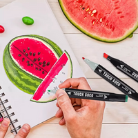 Thumbnail for Caja De Marcadores Plumones Doble Punta