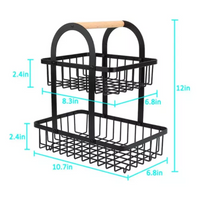 Thumbnail for Canasta Contenedor Para Frutas Y Verduras Metálico Moderno