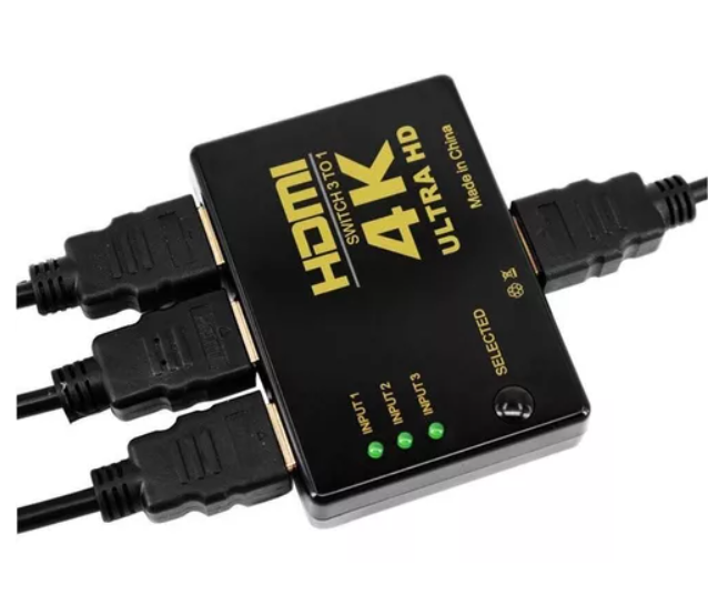 Multiplicador X3 Entradas 1 Salida Hdmi Incluye Control