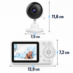 Cámara Monitor Bebé Con Audio Video Pantalla 2.8 Pulgadas