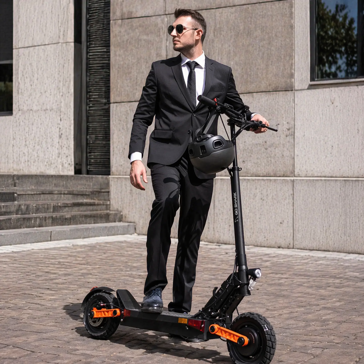 Scooter Patineta Eléctrica Pro Go Shark 800W Pantalla Digital Rueda Ancha