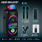 Cabina Dipap DP-1425 10" Bluetooth USB con 2 Micrófonos