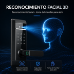 Cerradura Wifi Inteligente Facial Huella Chip Digital Llave