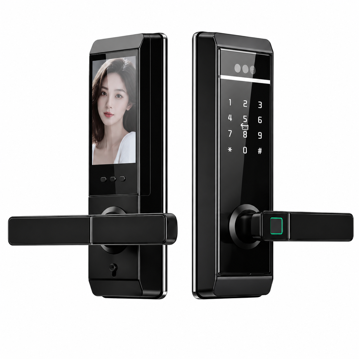 Cerradura Wifi Inteligente Facial Huella Chip Digital Llave