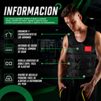 Chaleco Pesas Entrenamiento 20 Kg 40 Lbs Entrenamiento Gym Ajustable Alta Resistenci