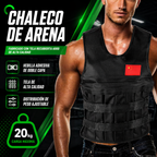 Chaleco Pesas Entrenamiento 20 Kg 40 Lbs Entrenamiento Gym Ajustable Alta Resistenci