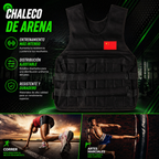Chaleco Pesas Entrenamiento 20 Kg 40 Lbs Entrenamiento Gym Ajustable Alta Resistenci