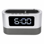 Reloj Mesa Pantalla Digital Porta Lapiceros Multifuncional Moderno Oficina