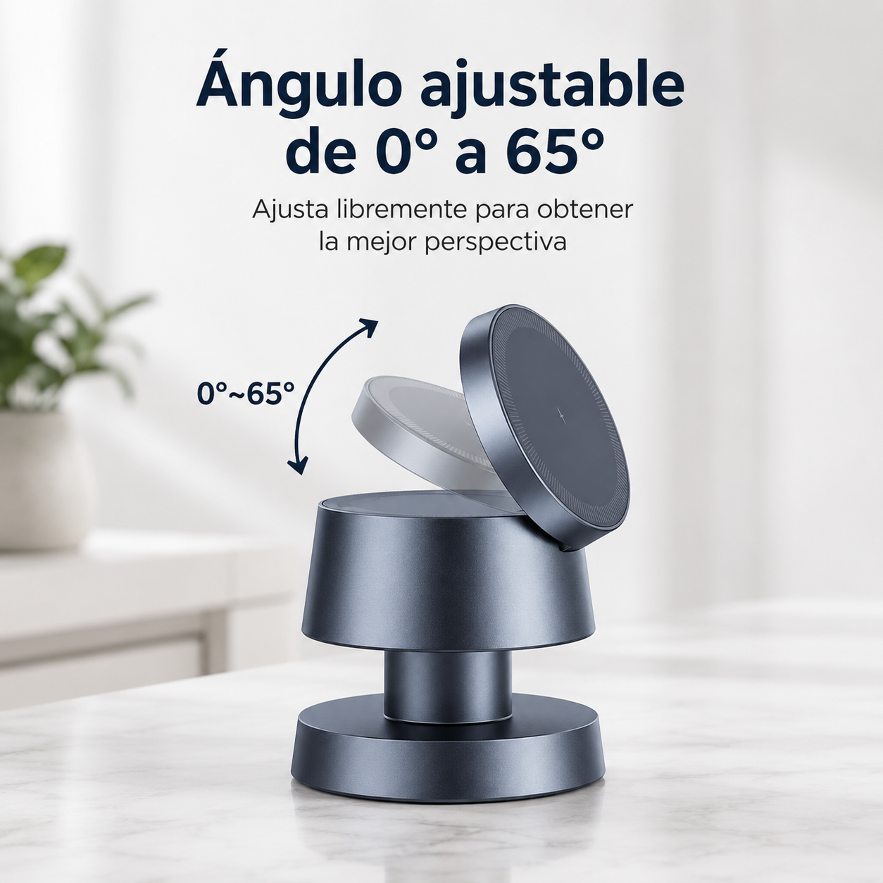 Estación De Carga Magnética Inalámbrica Premium 4 En 1 Con Lámpara Led Y Magsafe