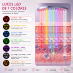 Mascarilla Led Facial 7 Colores Terapia De Luz Antiedad