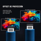 Video Beam Proyetor Tiro Corto Hy450 Wifi 6 Led 900 Ansi