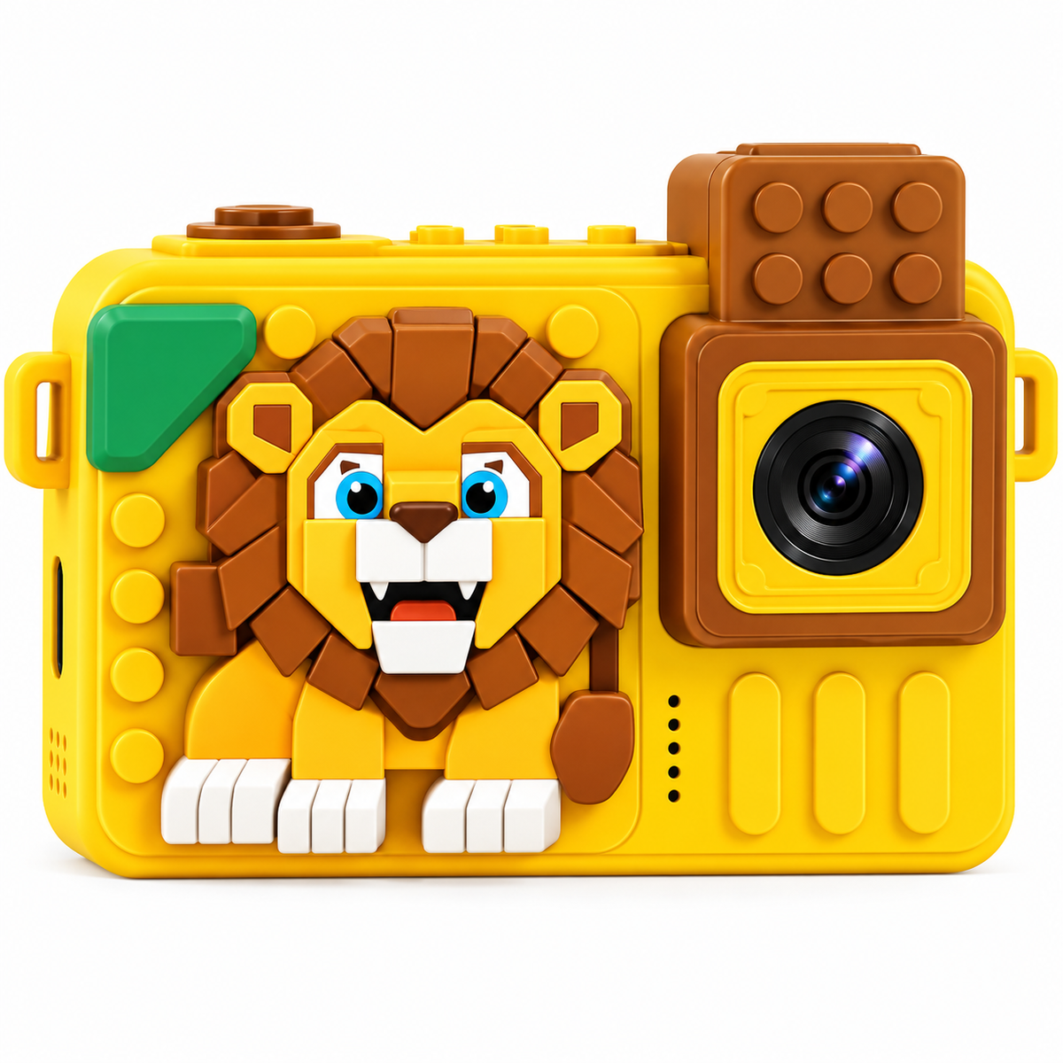 Camara Digital Niños Tipo Lego Figuras Armable 48px 1080p