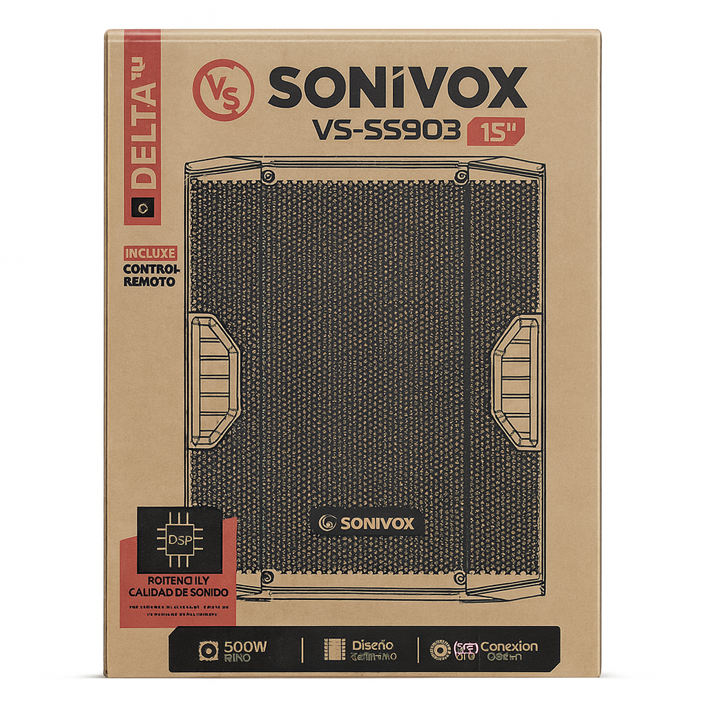 🔊Parlante Cabina Sonivox 15 Pulgadas Potente Vs - Ss903 🔥