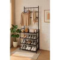 Thumbnail for 🔥 Zapatero Perchero MAX 2 en 1 – ¡Transforma tu Entrada en Minutos! 🧥👟