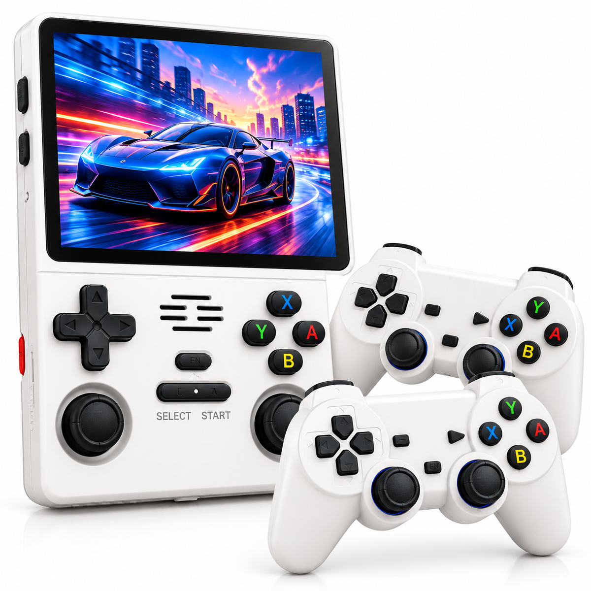 Consola Portátil Retro M18 PRO 64 GB Linux Pantalla IPS 3,5 Pulgadas Joysticks Duales