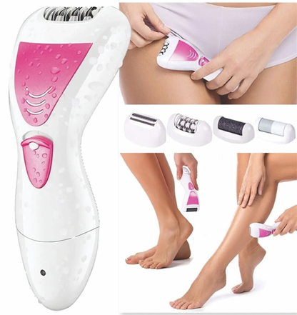 Depiladora Recargable 4 En 1 Geemy GM7006 Profesional Para Mujer