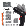 Destornillador Inalámbrico Eléctrico 47 Pcs 1 Recargable Portátil