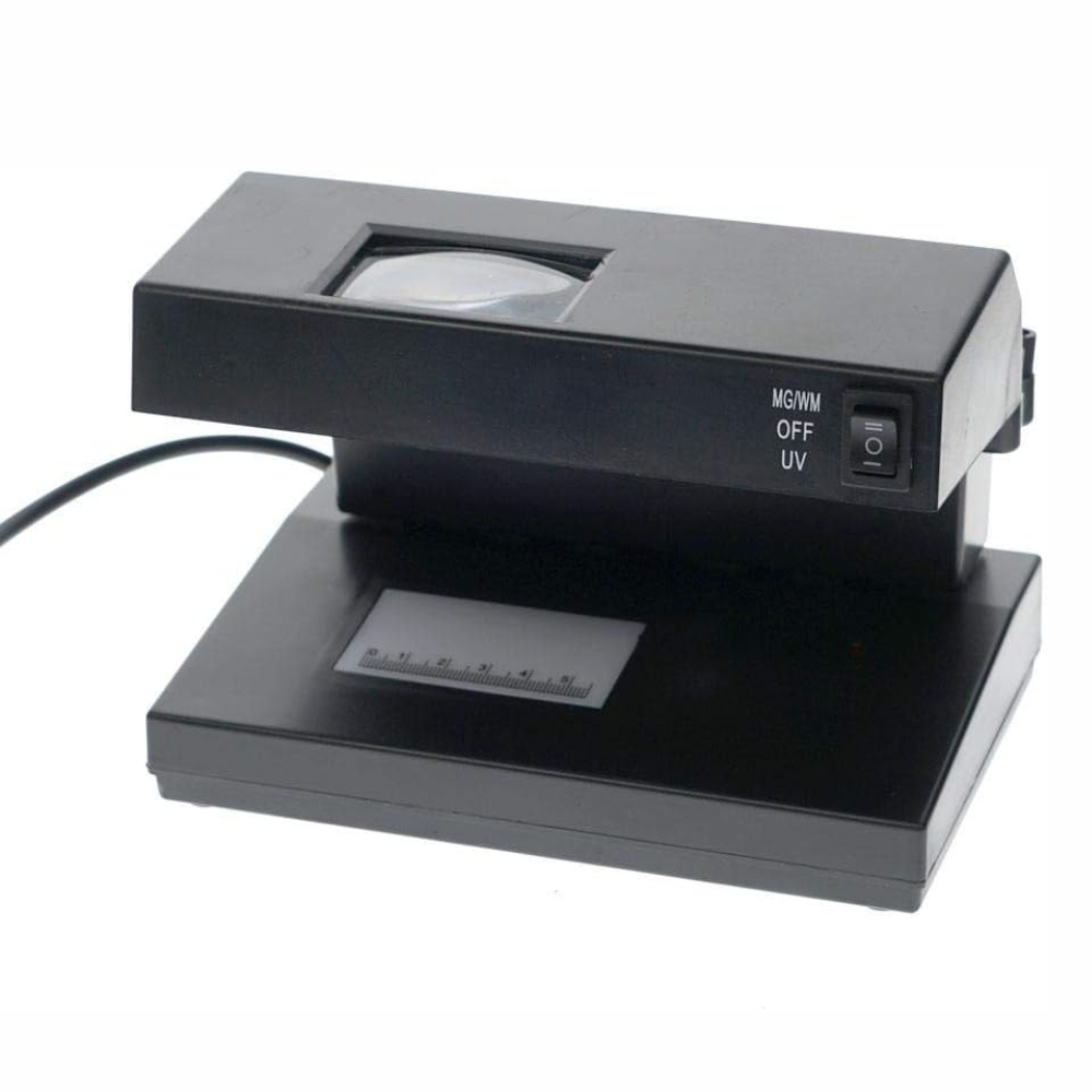 💵Probador Detector Billetes Falsos Luz Uv Y Lupa Ad-2138 🔍