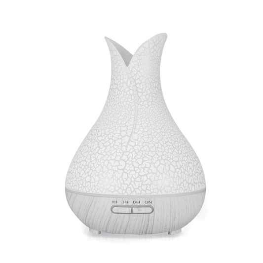 Difusor De Aroma Ultrasónico Tipo Florero 400ml Luces Led
