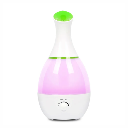Humidificador Difusor De Aromas Tipo Jarron Led 3 Litros De Capacidad