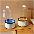 Humificador Difusor De Aromas Volcán Led 560m Esencia Gratis