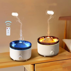 Humificador Difusor De Aromas Volcán Led 560m Esencia Gratis