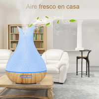 Thumbnail for Difusor De Aroma Ultrasónico Tipo Florero 400ml Luces Led